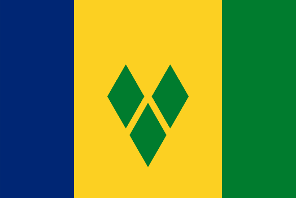 Saint Vincent och Grenadinernas flagga