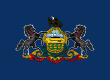 Pennsylvanias flagga