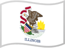 Illinois flagga