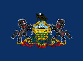 Pennsylvanias flagga