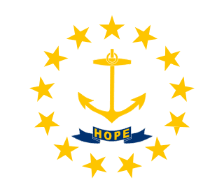 Rhode Islands flagga