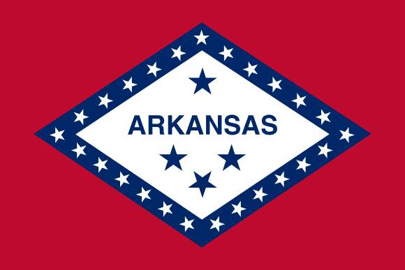 Arkansas flagga