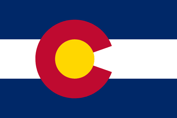 Colorados flagga