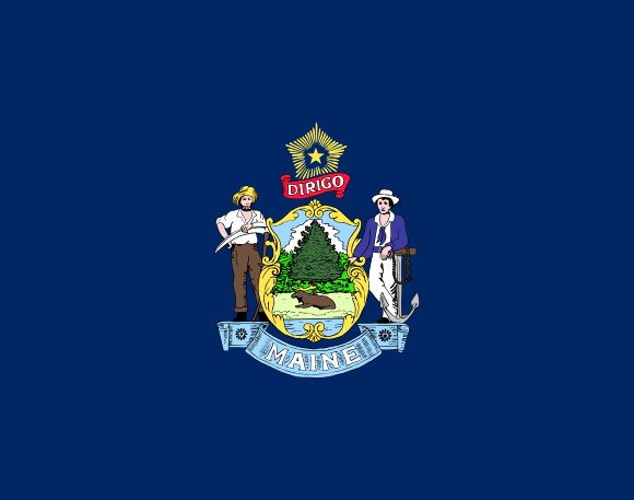 Maines flagga