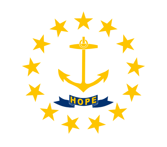 Rhode Islands flagga