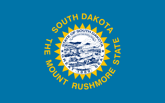 South Dakotas flagga